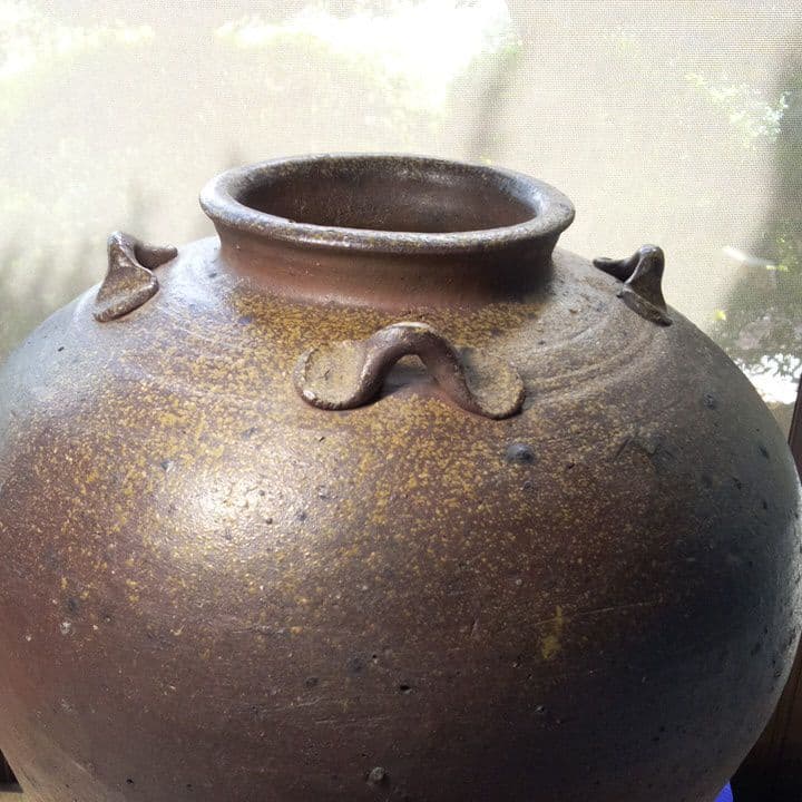 桃山時代備前焼4耳壺