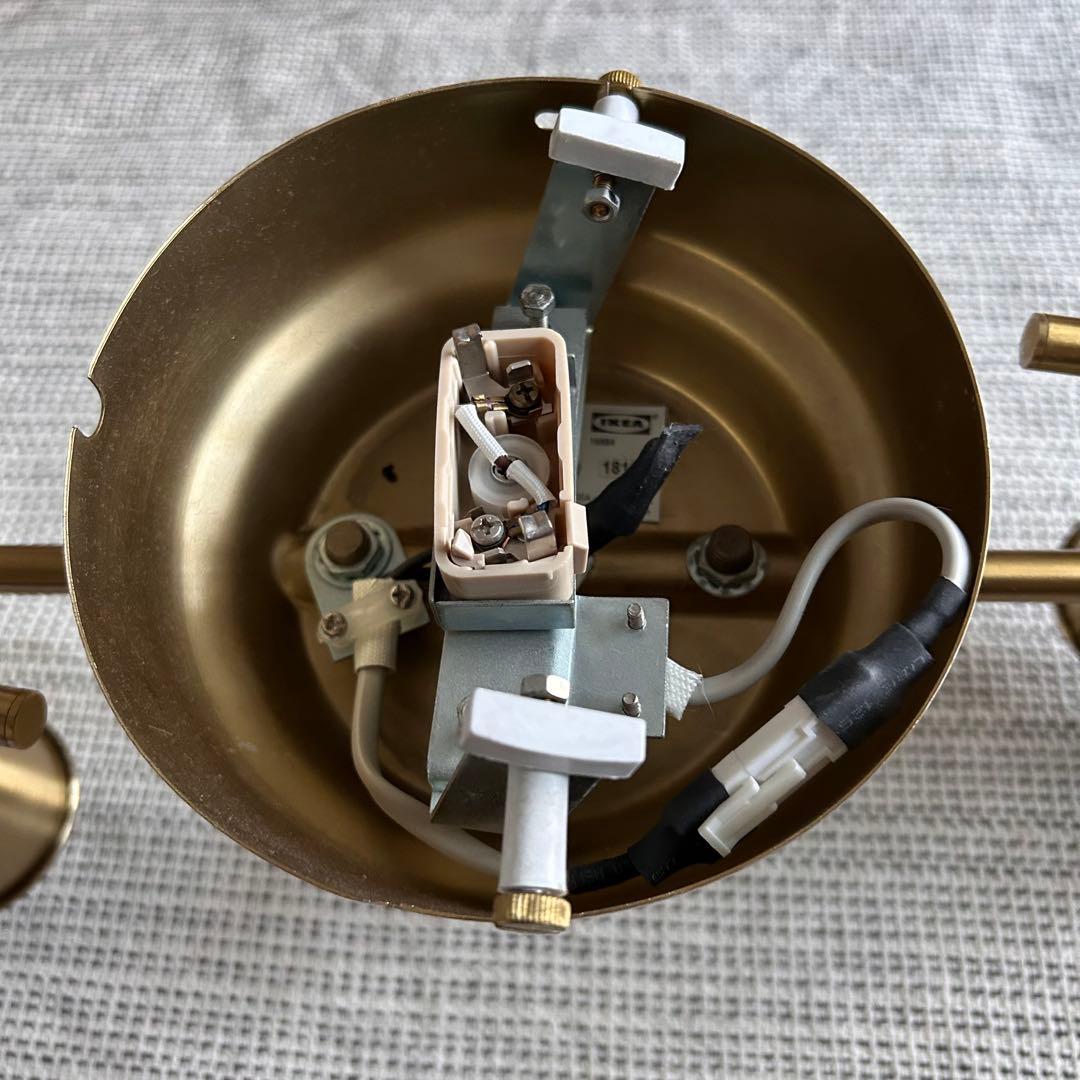 IKEA BAROMETER バロメーテル シーリングライト ゴールド - メルカリ