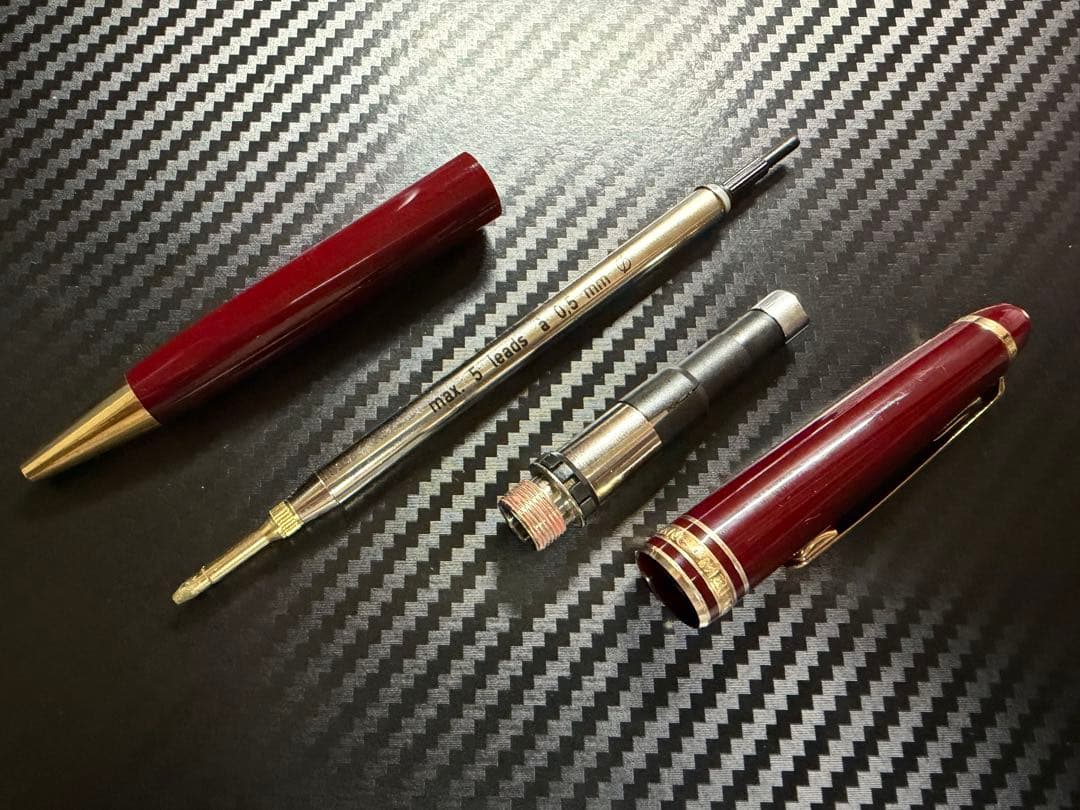 モンブラン マイスターシュテュック 165 ボルドー ペンシル 0.5mm