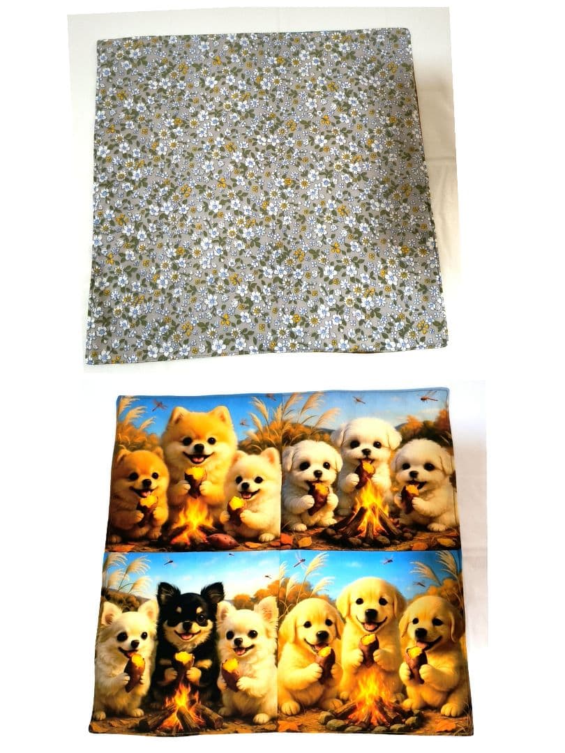 Yourelia様】ハンドメイドオーダー★犬★ガーゼハンカチ　12点