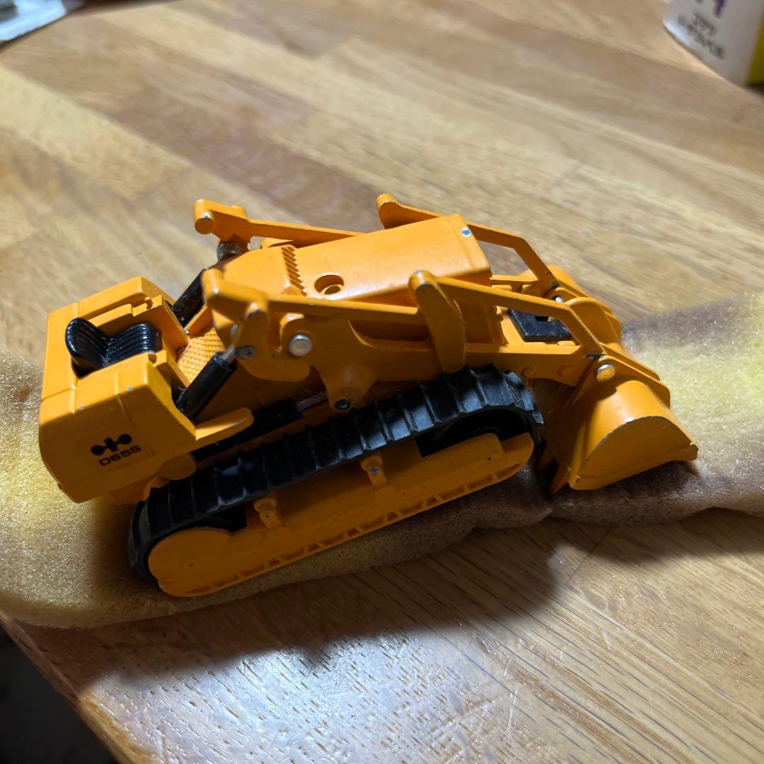 シンセイ コマツ ドーザショベル ミニパワー 14 ミニカー 【訳あり】