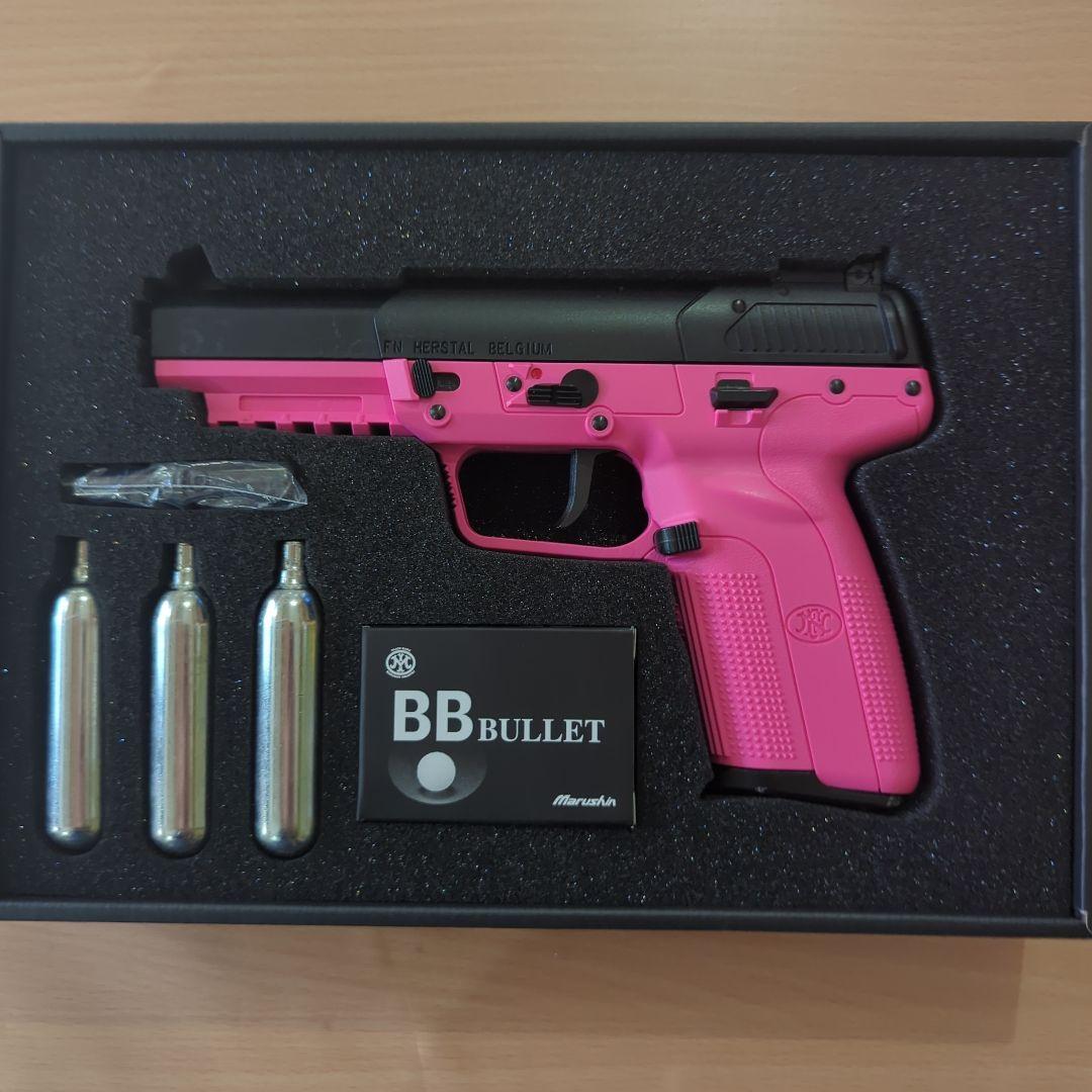 マルシン Five-seveN ピンク ガスガンCO2
