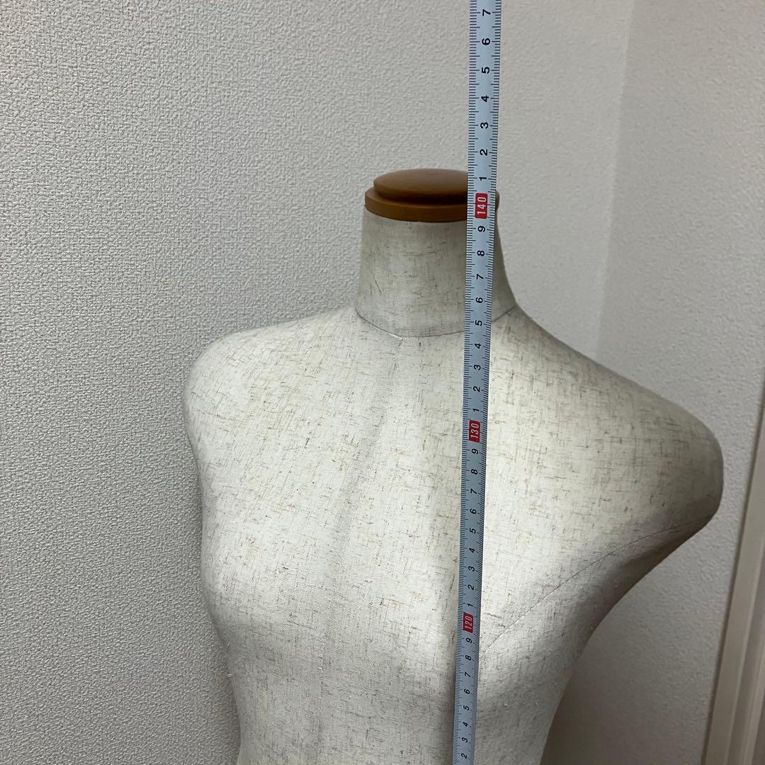 パールイデア 全身トルソー マネキン 女性 ホワイトマネキン 土台付き