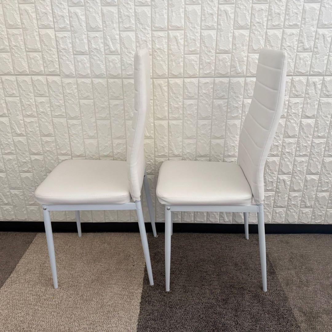 東京23区配送無料✨レイブン　4人掛けダイニングテーブルセット　ガラス　美品