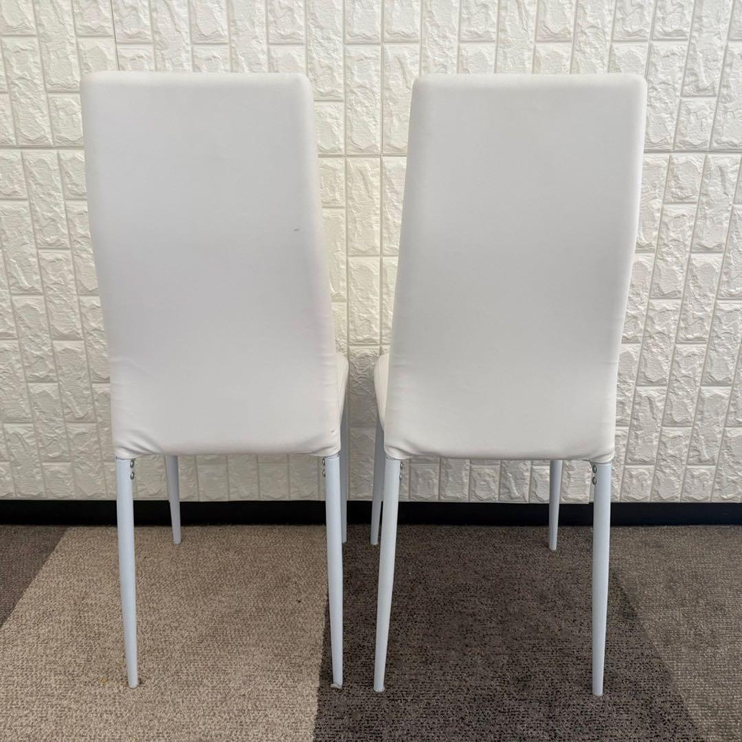 東京23区配送無料✨レイブン　4人掛けダイニングテーブルセット　ガラス　美品