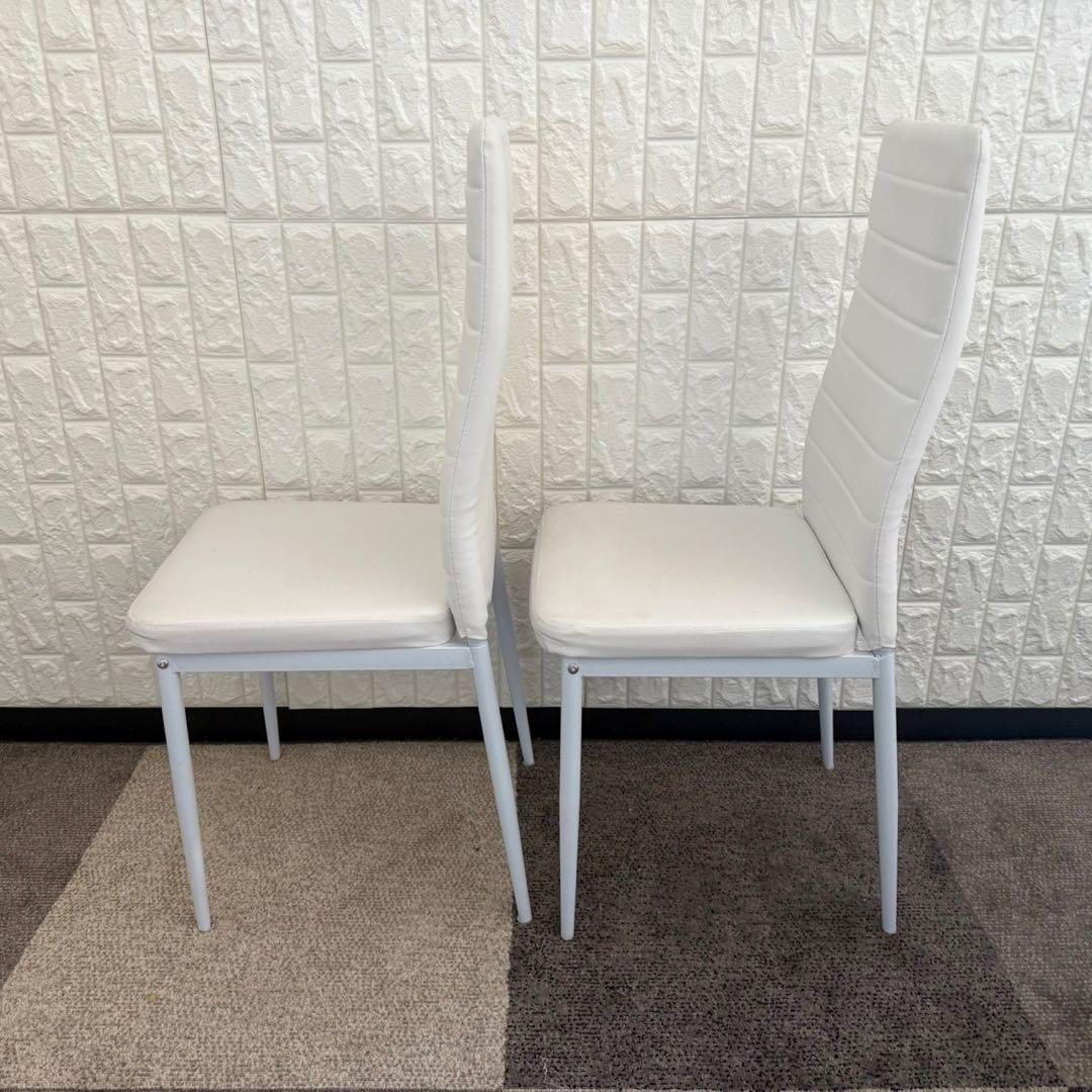 東京23区配送無料✨レイブン　4人掛けダイニングテーブルセット　ガラス　美品