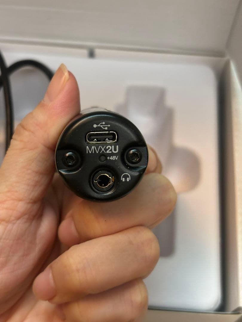 【最終値下げ】SHURE MVX2U デジタルオーディオインターフェース