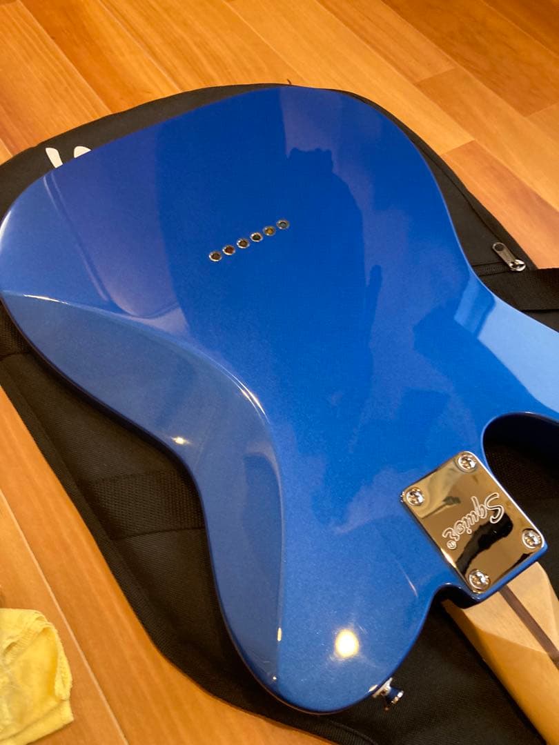 Squier Telecaster 青 ギターケース付き