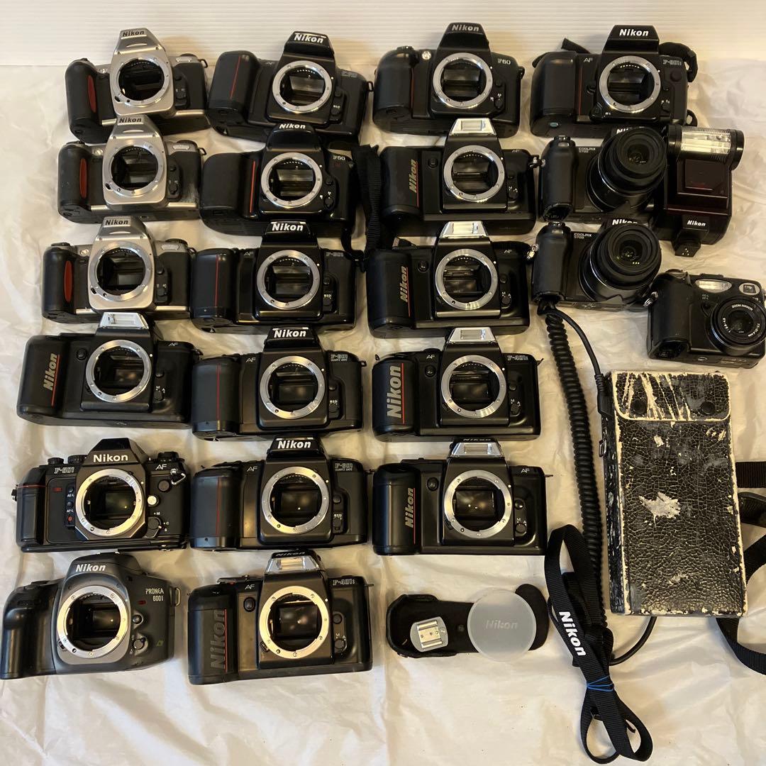 フイルムカメラ 18個 まとめ売り NIKON セット ジャンク デジカメ3個