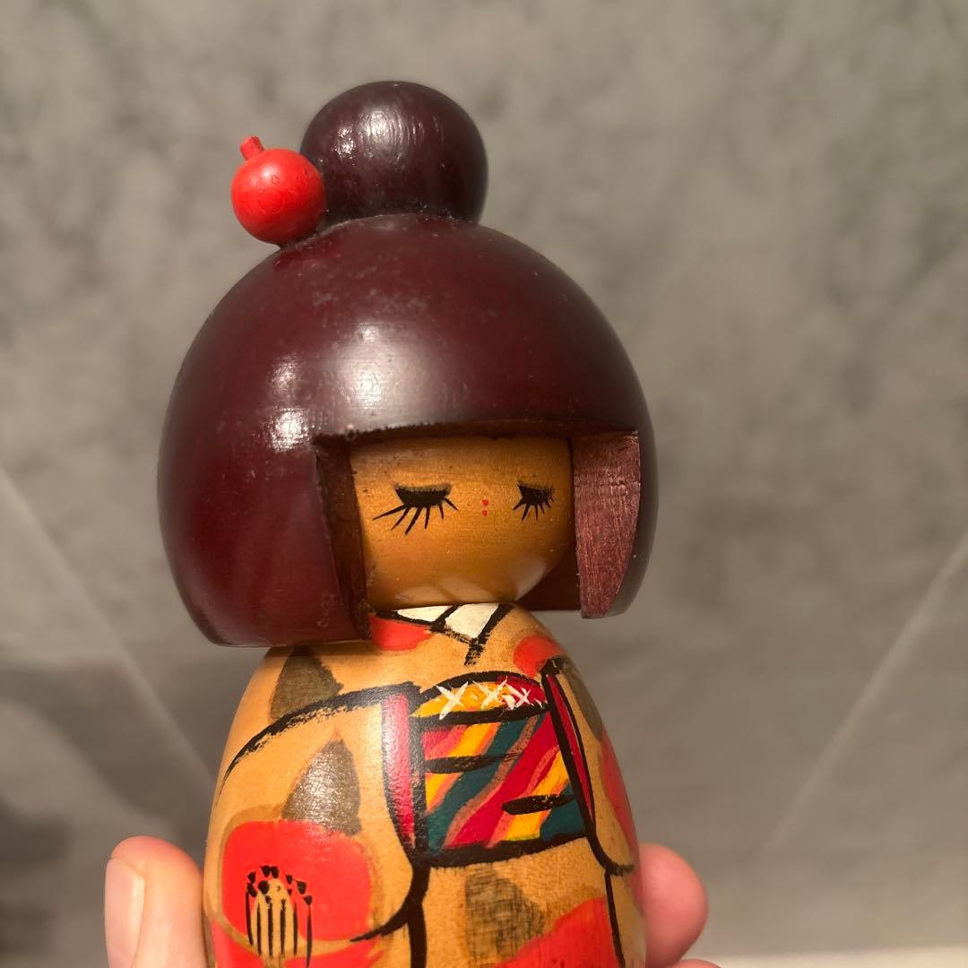 Amazon.co.jp: 伝統工芸 創作こけし 童詩 人気作家 宮川邦夫 内閣総理