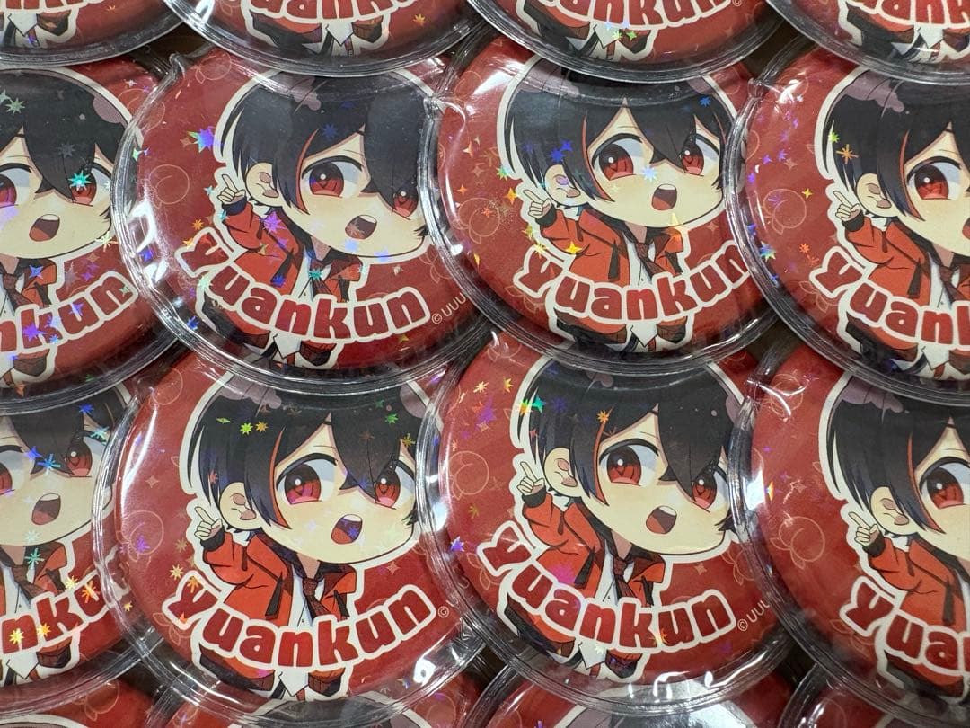 カラフルピーチ　ゆあんくん　缶バッジ24個セット