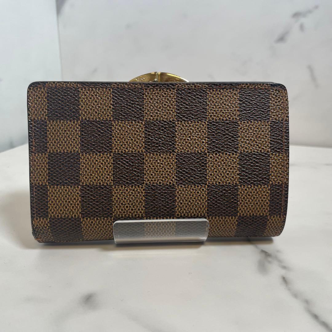 極美品】ルイヴィトン ダミエ ポルトフォイユヴィエノワ がま口財布