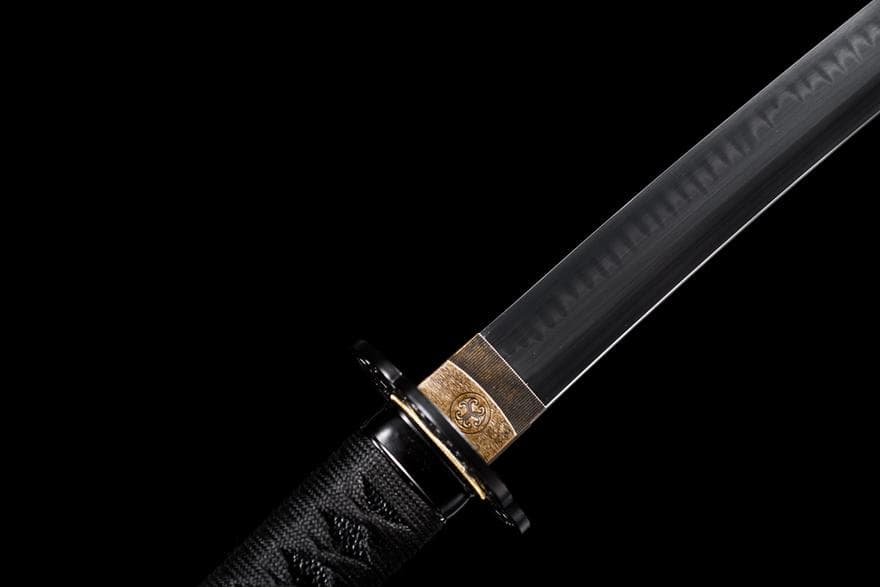 焼刃の侍『黒山の老妖』 日本刀 模造刀 居合刀 武士道 武蔵 鑑賞用 手鍛造打