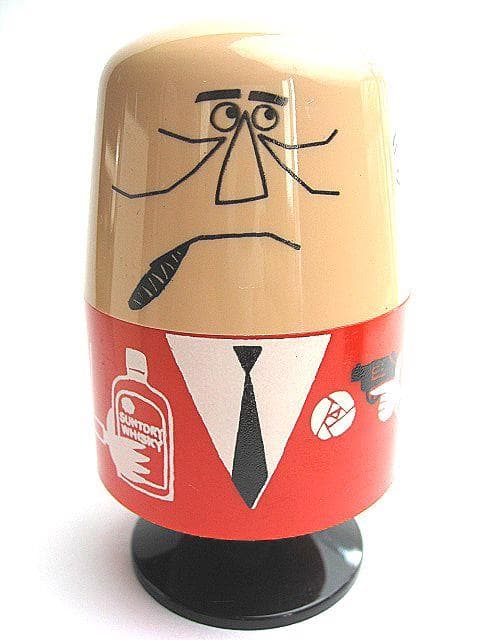 サントリー アンクルトリス 爪楊枝入れ ビンテージ 柳原良平 当時物