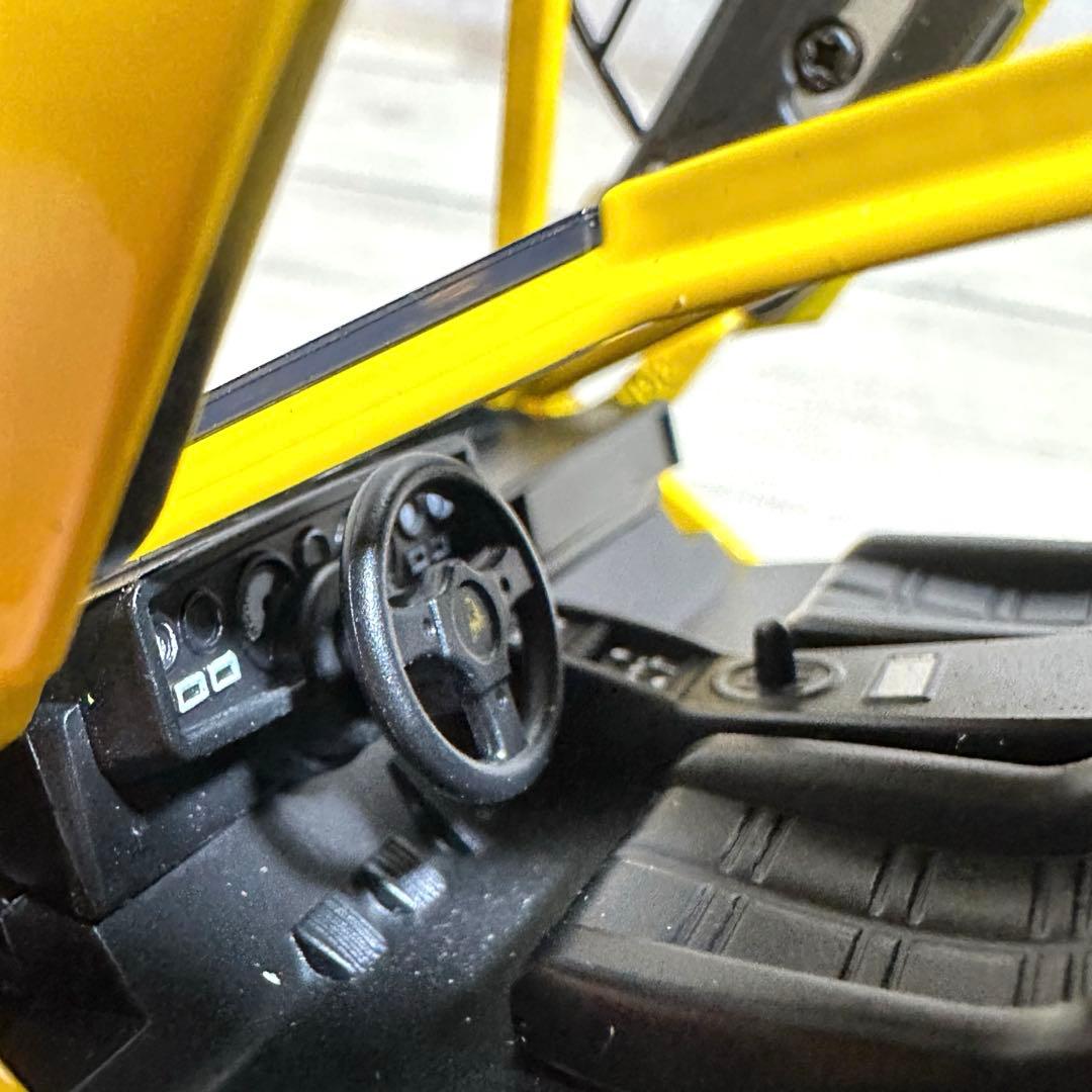 ランボルギーニ カウンタック 1/24 合金ミニカー　ブラック　黄色　二台セット