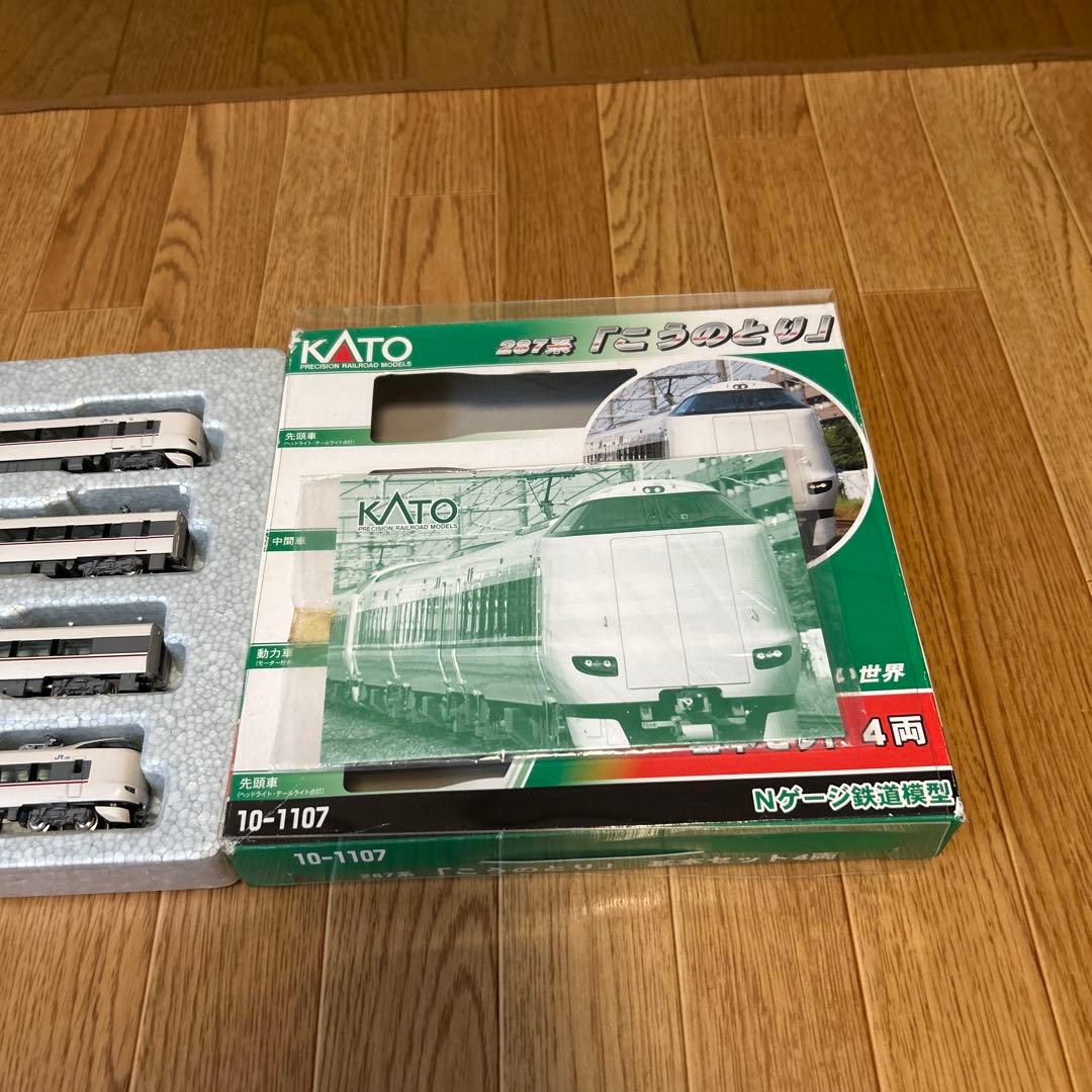 10-1107 Nゲージ　KATO 287系　こうのとり　基本セット4両