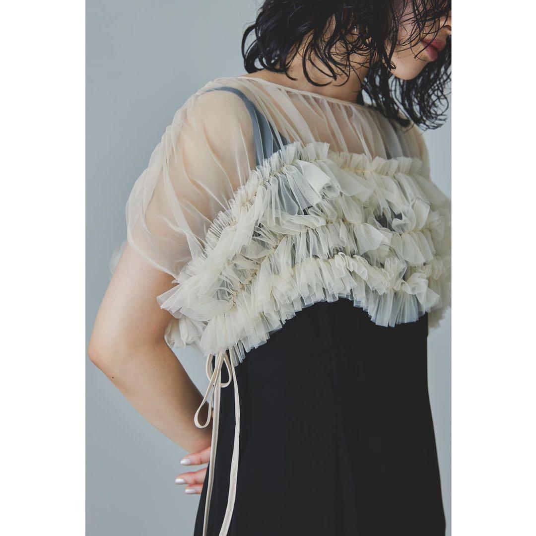 ＊美品＊ niana ボリュームソフトチュールドレス