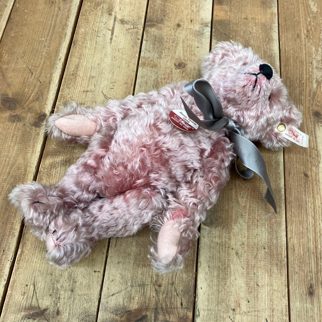 シュタイフ 年代物 1999年 ローズ テディベア 444/1500 ぬいぐるみ