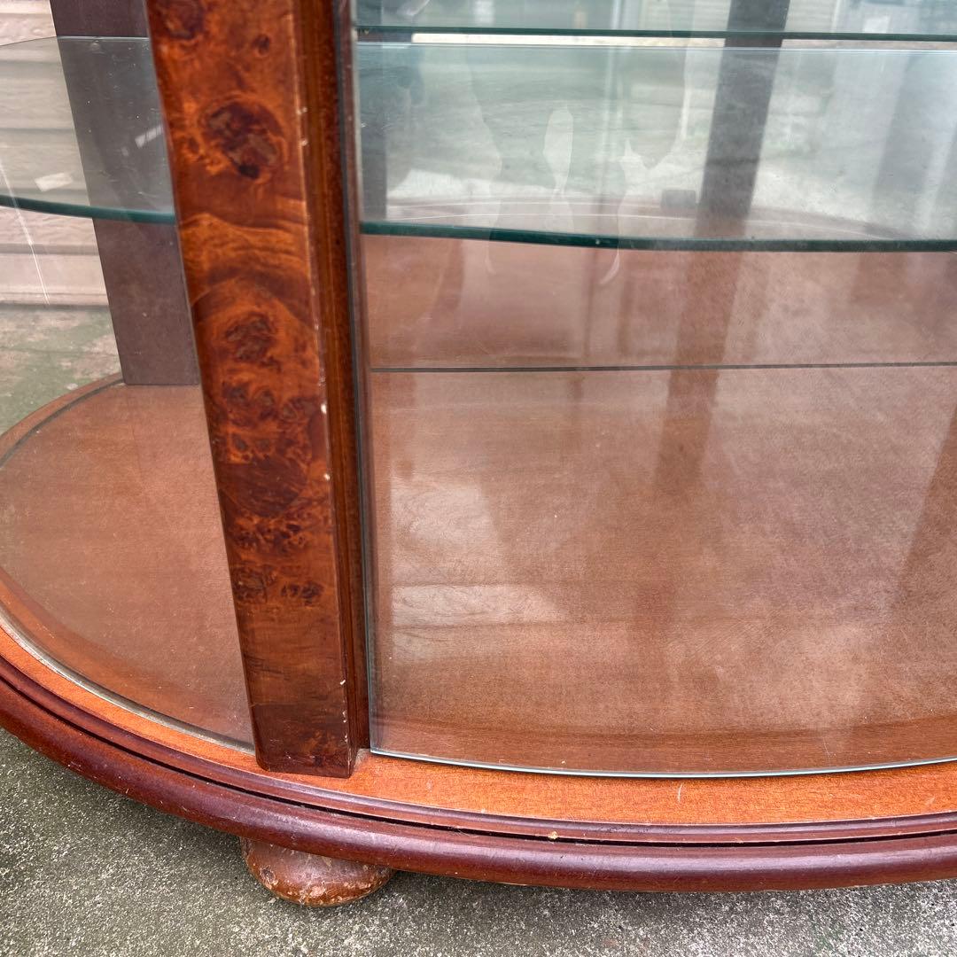 イタリア製 FPPASI コレクションボード ミラー付キャビネット ハーフムーン