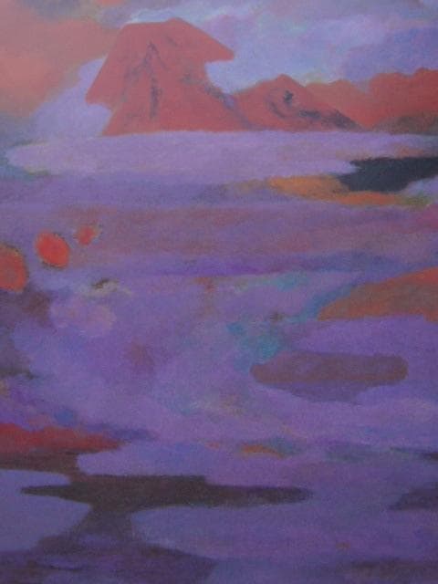 加藤東一、【富士】、希少な額装用画集より、新品額装付