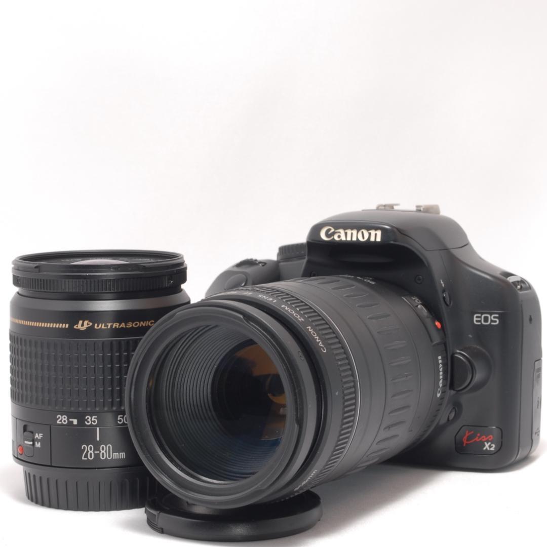 ⭐️ダブルレンズセット⭐️Canon Kiss X2 キャノン デジタル一眼