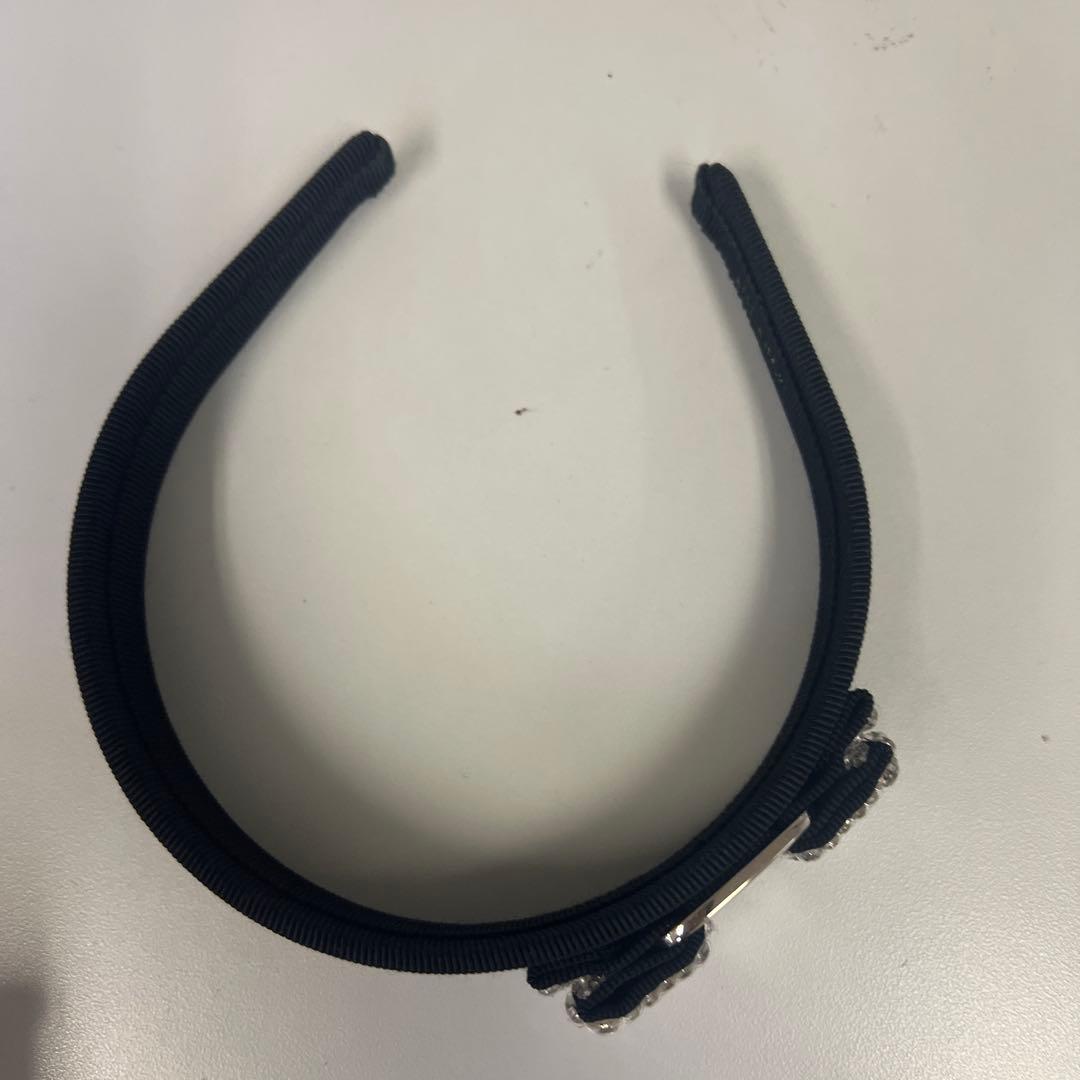 ビジュー付きフェラガモカチューシャ