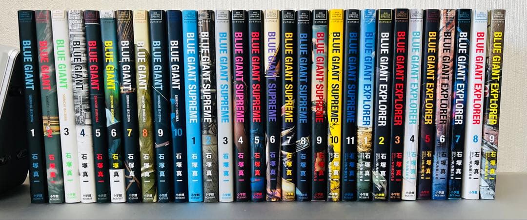 BLUE GIANT 三部作 全巻セットSUPREM EXPLORER 送料込み BLUEGIANT、SUPREME、EXPLORER、MOMENTUM全巻セット