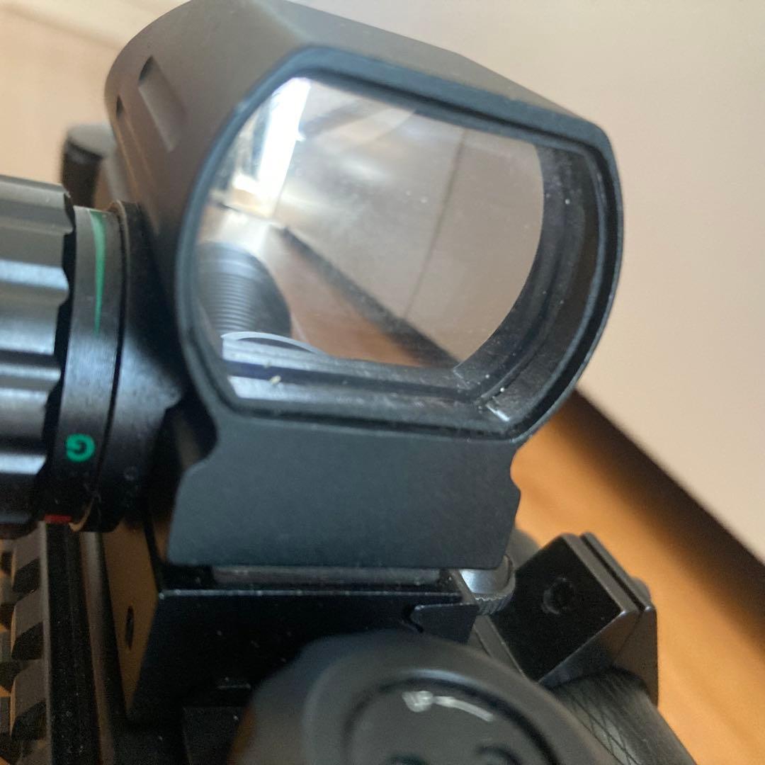 4-12x50トリプルレール ライフルスコープ＋ドットサイト＋高輝度LEDライト