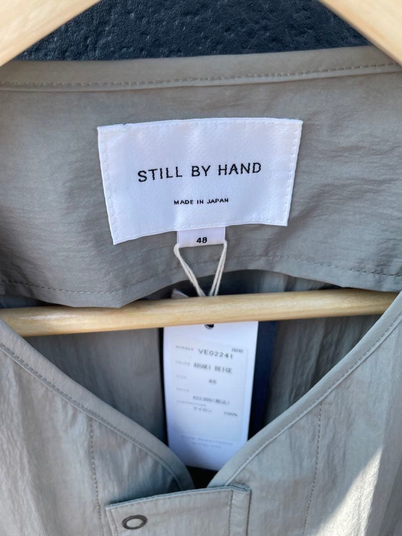 STILL BY HAND ナイロンスナップボタンベスト
