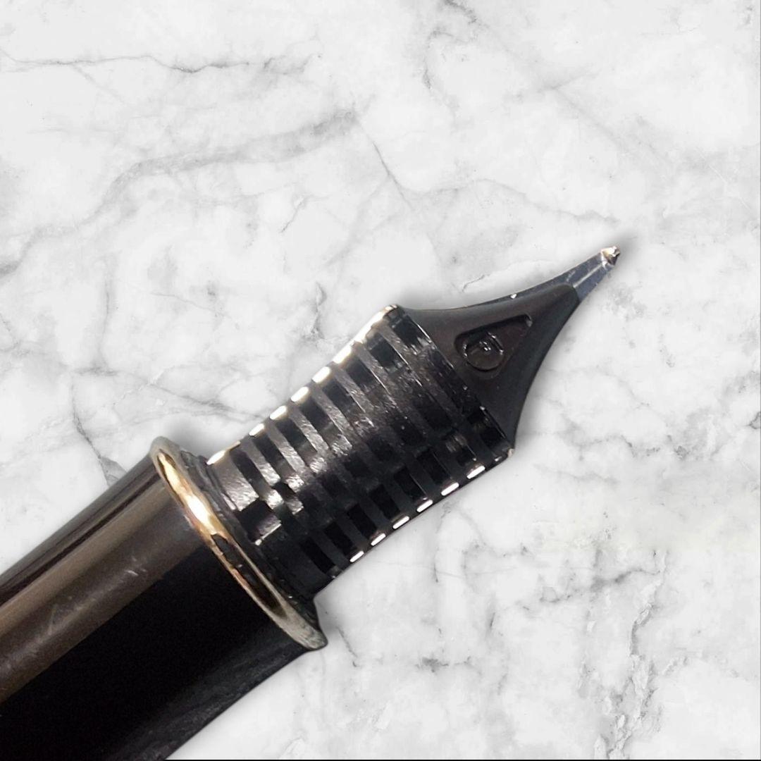 【美品】PARKER ソネット 万年筆 ブラックラッカーCT 18K