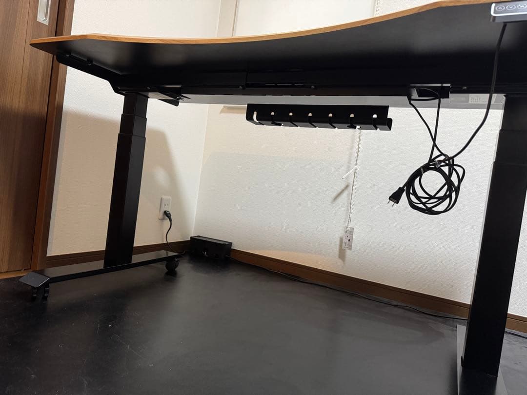 mstt【美品】FLEXISPOT E7セット 電動高さ調整木製デスク