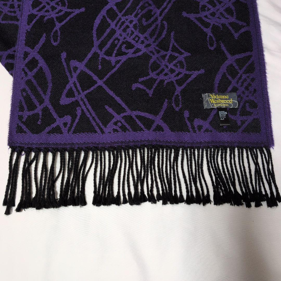 美品✨】ヴィヴィアンウエストウッド リバーシブル マフラー オーブ総