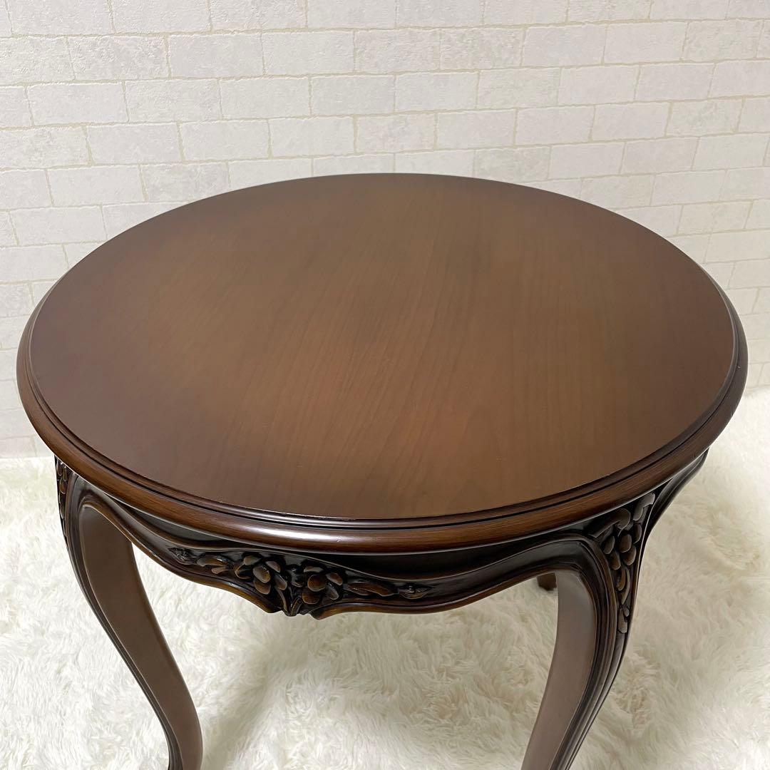 カリモク ドマーニシリーズ GMGH520○ / ルイ15世 丸型サイドテーブル