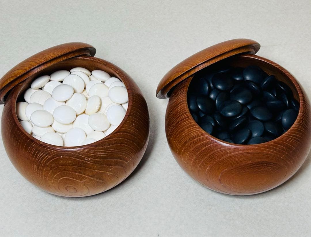 蛤碁石 36号 37号 極厚 はまぐり 蛤 栗 大碁笥 碁石 綺麗