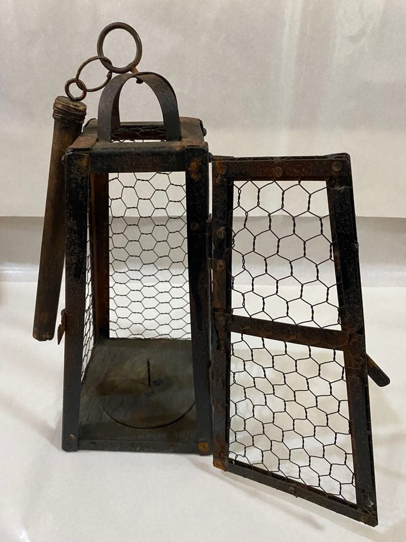 骨董　蔵行燈　灯火器