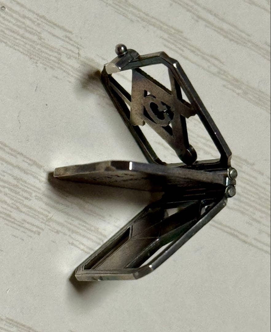 アンティーク フリーメイソン ペンダントトップ おまけ バッジ2個