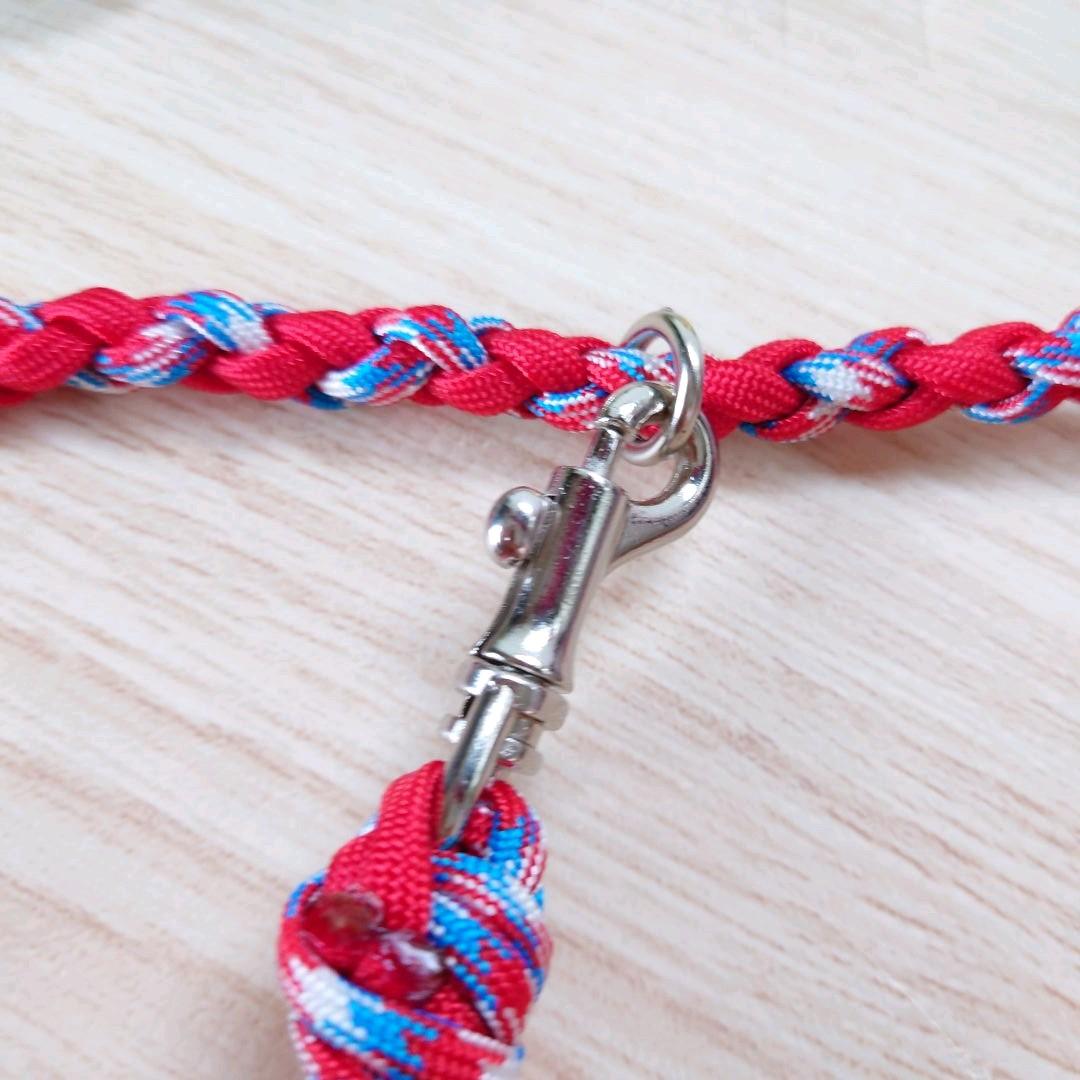 パラコードリード スリップリード 首輪一体型リード バラ №023 犬用品