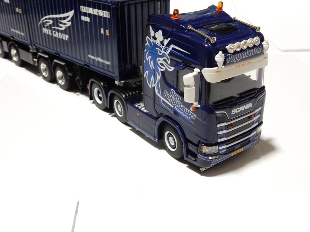 1/50 WSI スカニア R500 コンテナ　20ft コンビ　トレーラー