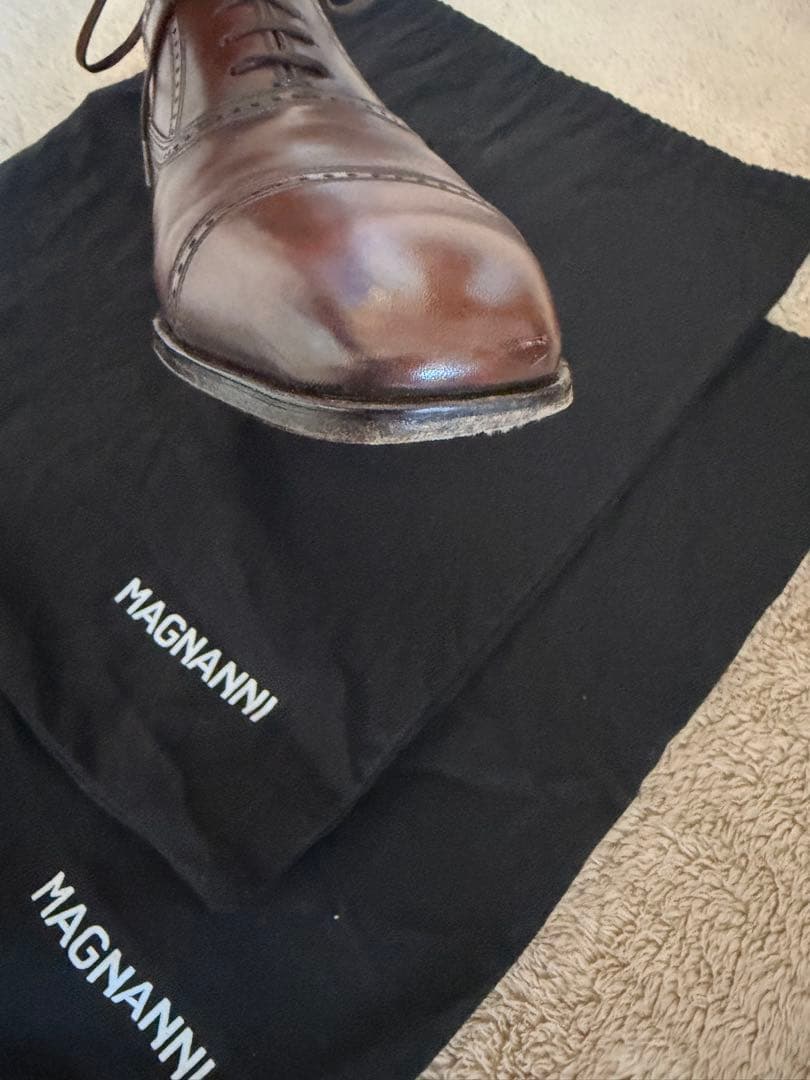 MAGNANNI/マグナーニ/ストレートチップ/size39/ブラウン