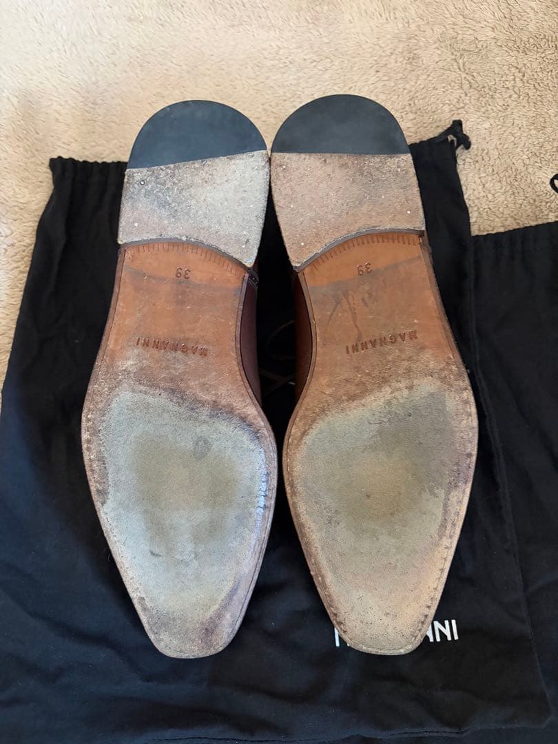 MAGNANNI/マグナーニ/ストレートチップ/size39/ブラウン