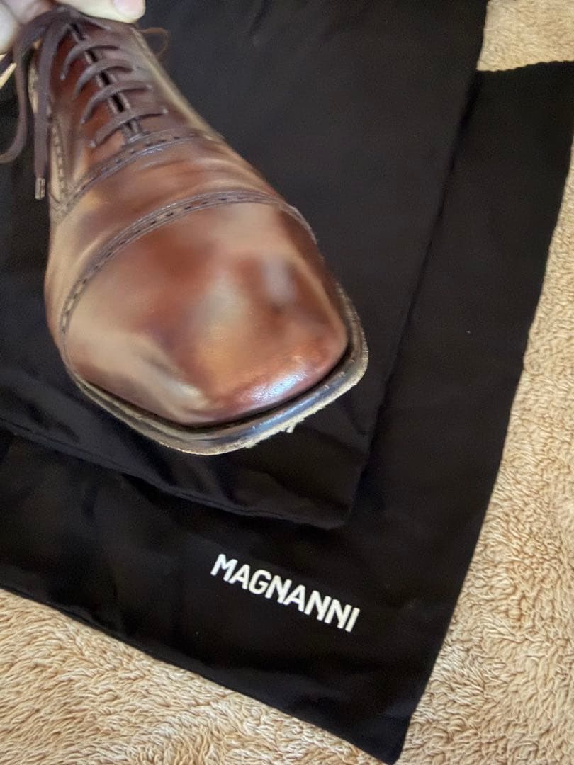 MAGNANNI/マグナーニ/ストレートチップ/size39/ブラウン