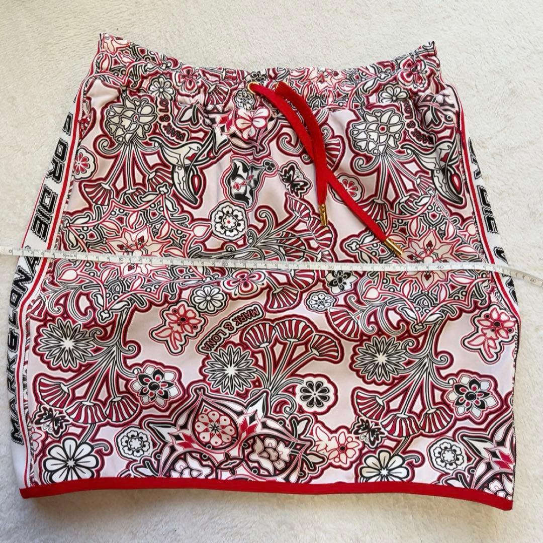 美品　マークアンドロナ　近年　セットアップ　ジャケット　スカート　花柄　ピンク