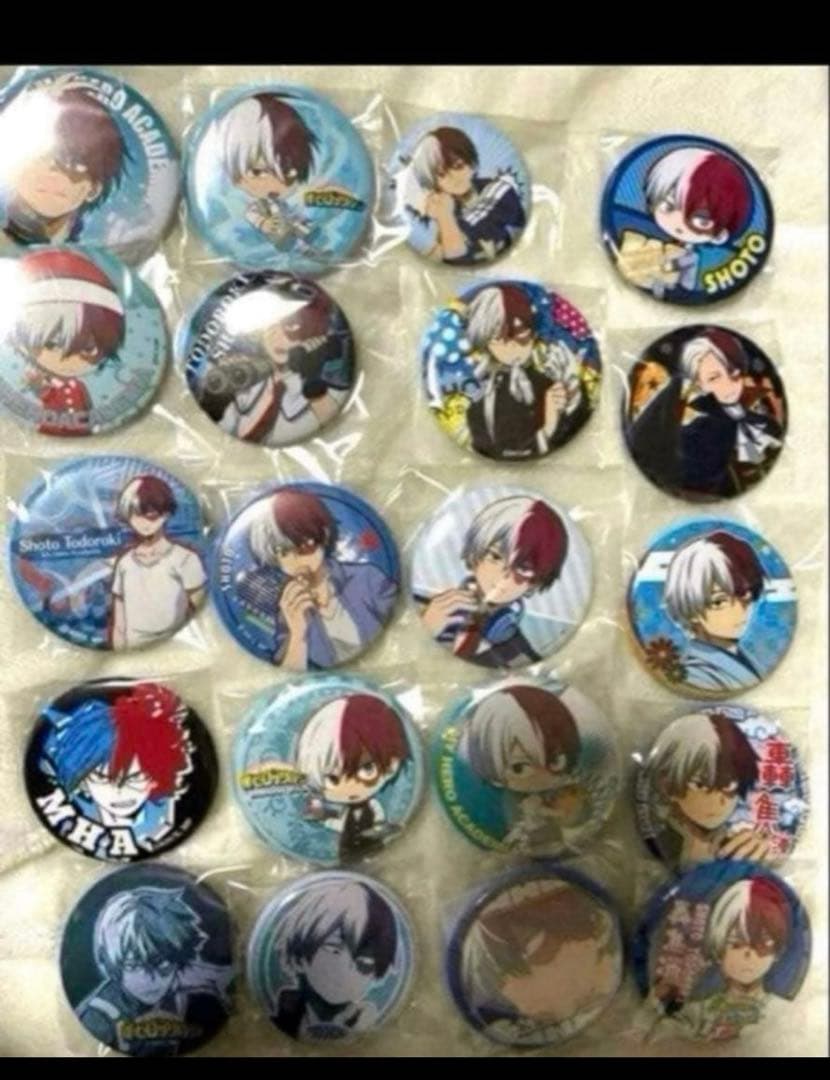 【まとめ売り】僕のヒーローアカデミア ヒロアカ 轟焦凍 缶バッジ ポストカード