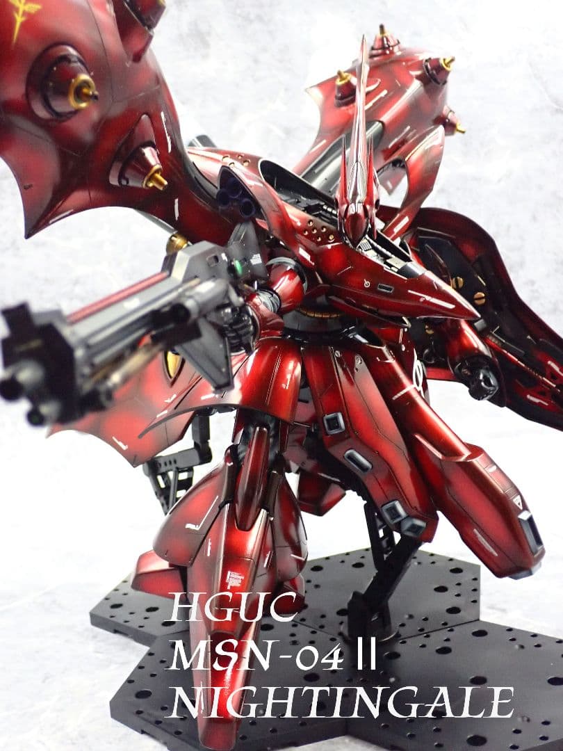 ナイチンゲール 1/144 hguc ガンプラ全塗装 完成品 模型・プラモデル
