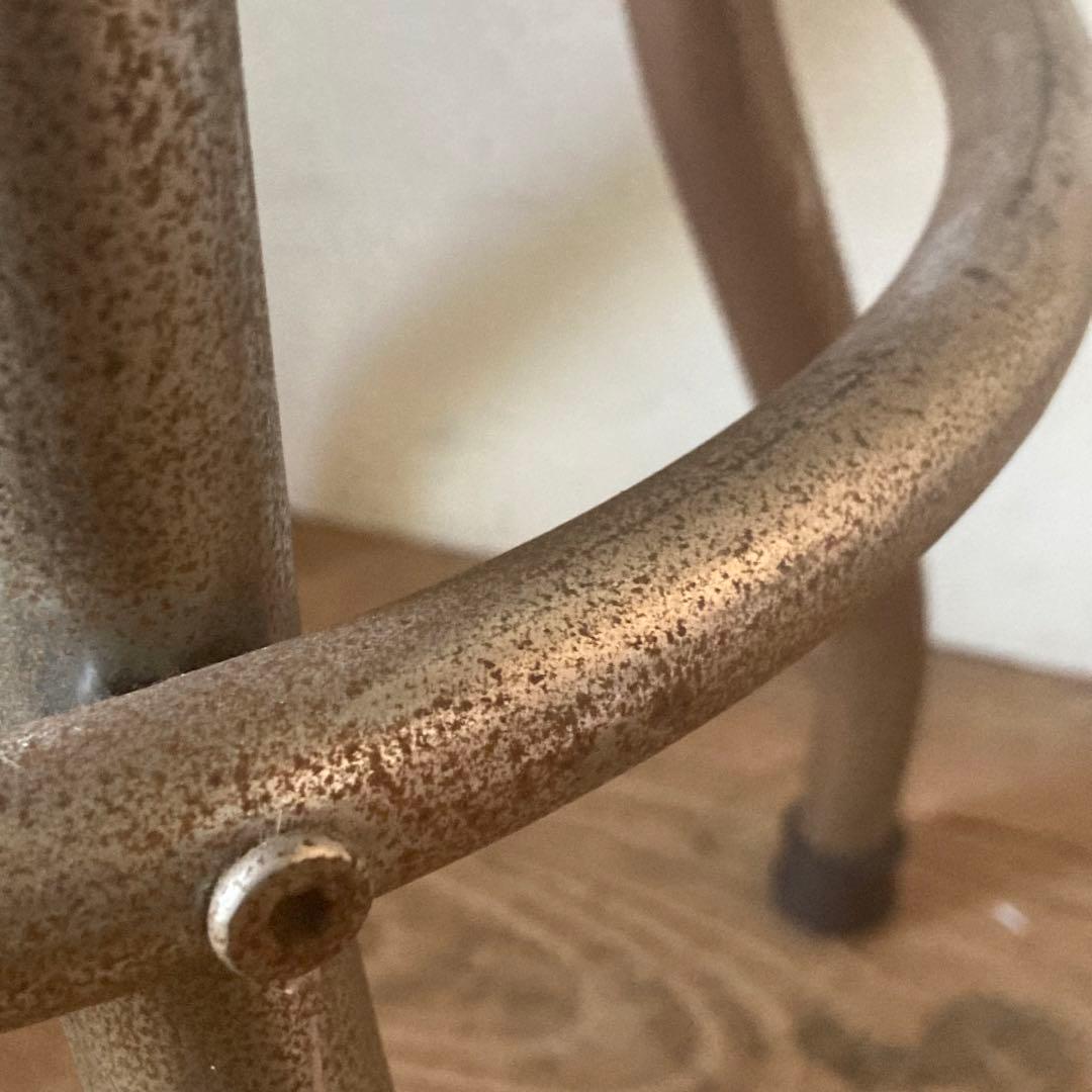 ヴィンテージ レトロ 回転式 カウンターチェア ハイスツール インダストリアル