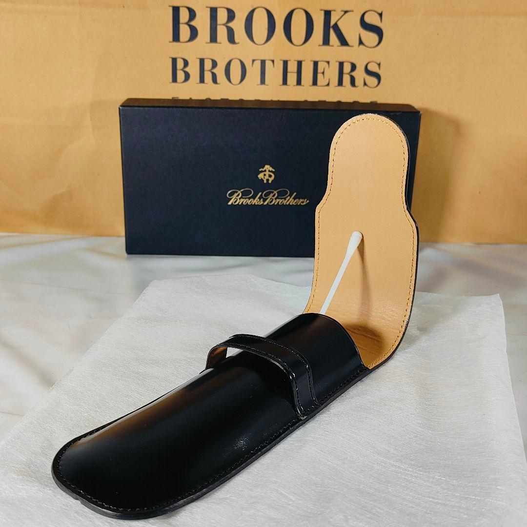 【新品極上品】ブルックスブラザーズ ホーウィン社製コードバン 高級馬革ペンケース