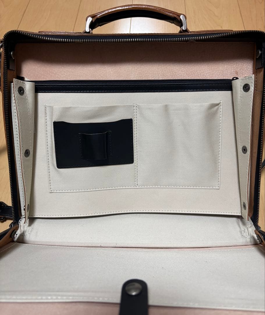 コンプレックスガーデンズ 枯淡 コタン 2wayブリーフケース 青木鞄　美品