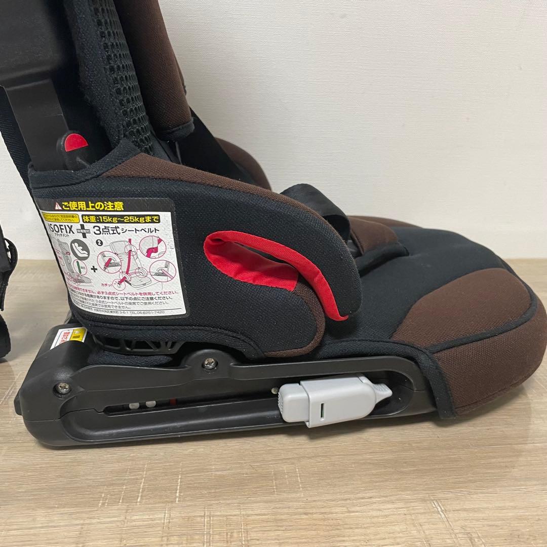 日本育児 トラベルベストEC FIX ISOFIX チャイルドシート　ブラウン