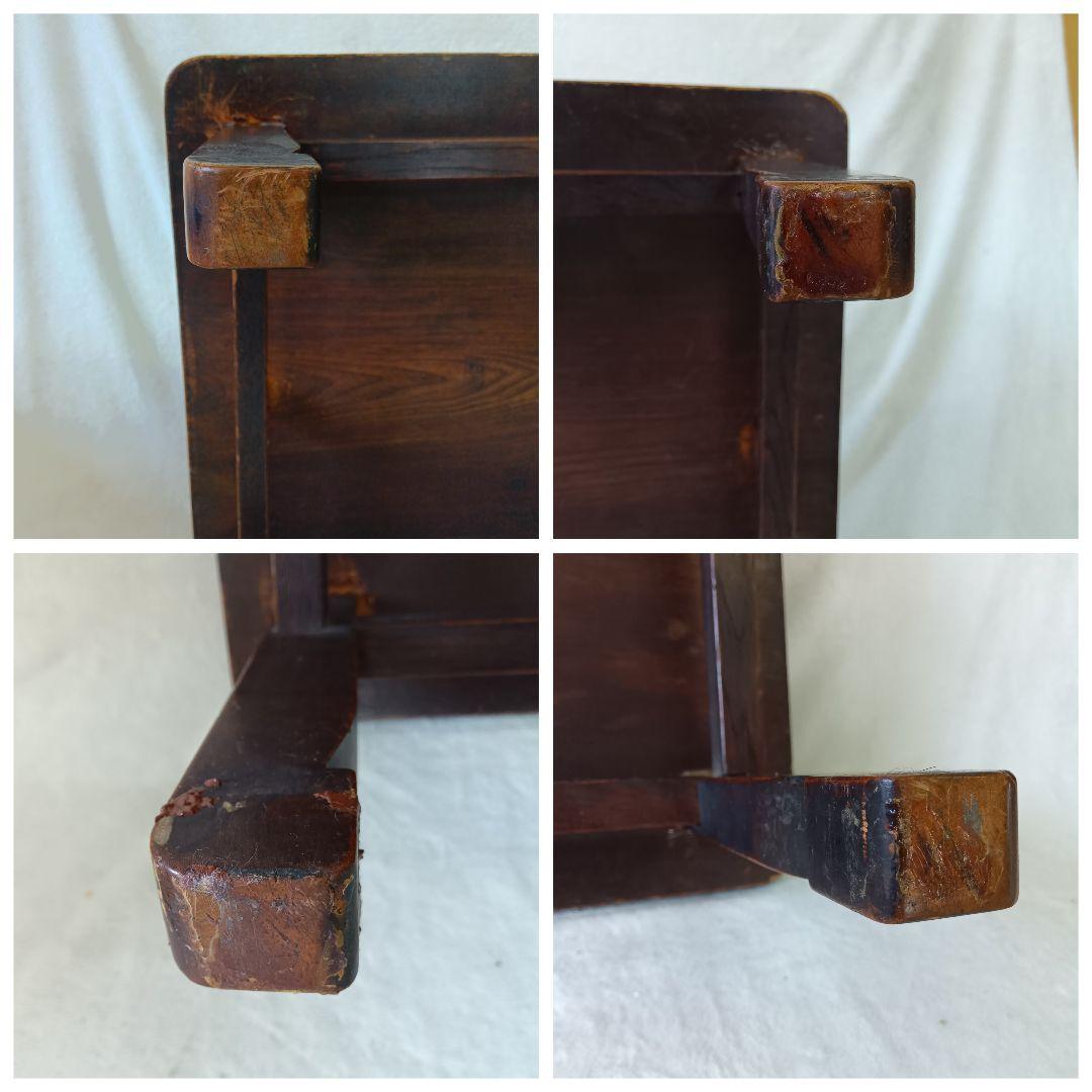 文机 座卓 勉強机 レトロ アンティーク ミニセンターテーブル 年代物