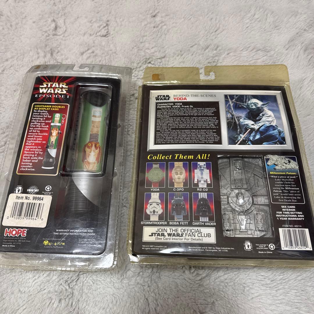 未開封スターウォーズ腕時計フィギュア ヨーダ ウォッチ その他腕時計